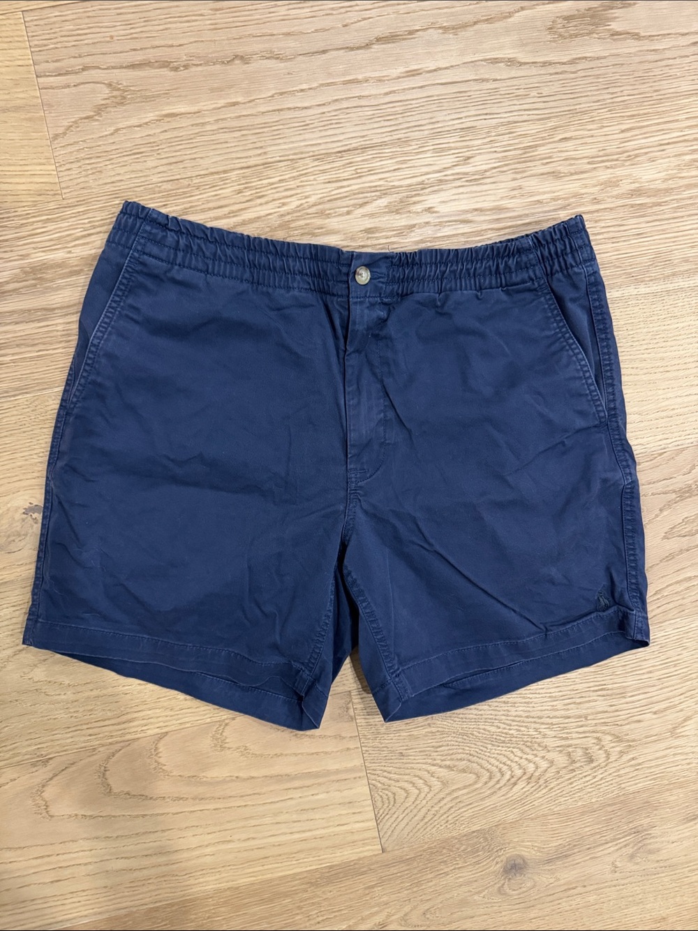 Polo by Ralph Lauren Navy Flat Front Shorts